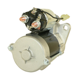 Starter motor for Tora Lawn/Workman by ATV City; aluminum housing with copper terminal studs