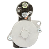 Starter motor, Kubota RTV 500 compatible, silver gear housing with black solenoid on top