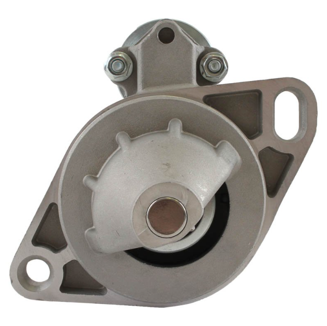 Starter motor ATV City; silver metal unit for John Deere 850D/855D/865D mowers/tractors/UTVs and Yanmar engines