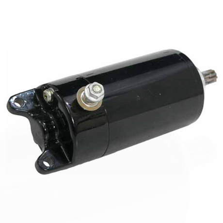 ATV City Chinese ATV Starter Motor, black cylindrical metal starter with mounting flange