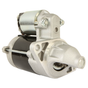 Starter motor ATV City for Cub Cadet Big Country / Kawasaki Mule KAF300, silver aluminum body with black motor housing
