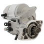 Starter motor, metallic silver finish, compatible with Kubota RTV900 UTV (OEM 15504-63010)
