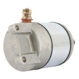 Starter motor for KTM 450/505, by ATV City; metal housing with blue cylindrical body