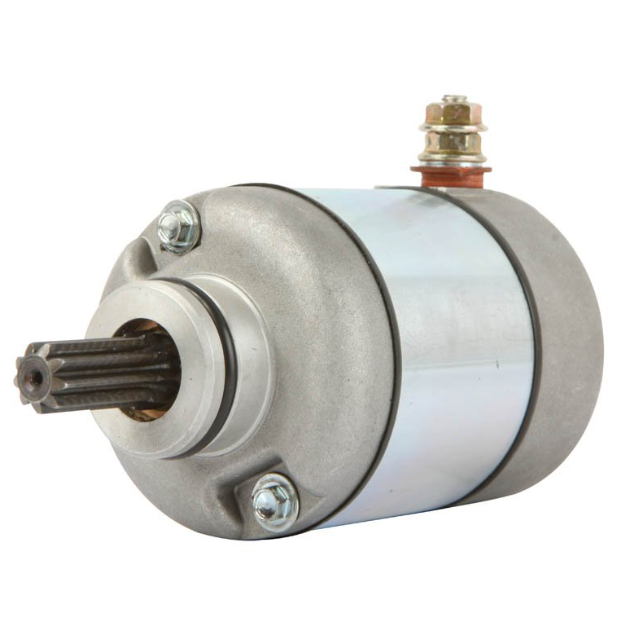 Starter motor for KTM 450/505 by ATV City, metal housing with splined shaft