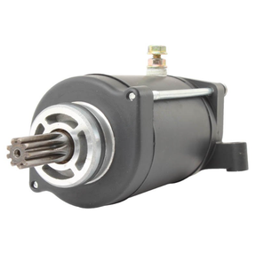 Starter motor with black metal housing and splined shaft for CF600 Rancher/Z6/X6 ATV (2011–2015), OEM 196S-091100