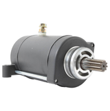 Starter motor for CFMOTO CF600 Rancher/Z6/X6 (2011–2015), black cylindrical housing with gear shaft