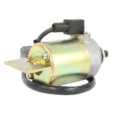 Starter motor with mounting plate and black solenoid for Kymco Mxer 150 / MXU 150 (2002–2010) OEM 31210-LLB1-900