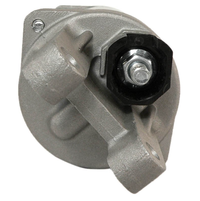 Starter motor for Honda TRX700XX (2008–2009), OEM ref 31200-HP6-A01, silver metal housing