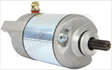 Starter motor, metallic finish, by DGT Agri for Kawasaki KLF400 Bayou / KVF400 Prairie / 600 Ninja (1993–2002)