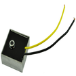 Regulator Rectifier heavy-duty universal voltage regulator module with yellow and black wires.