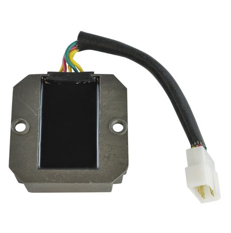 Regulator Rectifier for Polaris Phoenix 200 / Sawtooth 200, metal housing with black rectifier and color wires