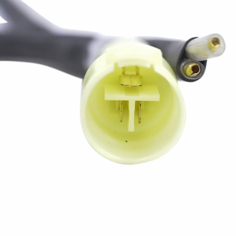 Regulator/Rectifier connector for Honda TRX 300 Fourtrax, yellow circular plug with two flat pins