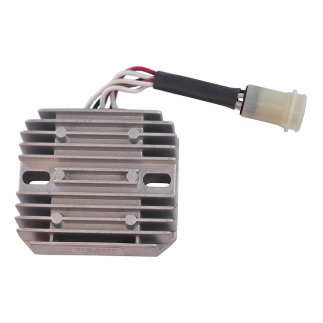 REVOLT regulator rectifier with aluminum heat sink and multi-wire connector