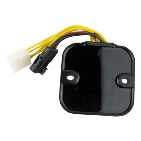 Regulator rectifier MOSFET for Polaris Sportsman 700/800 EFI (2005–2006) by ATV City, with yellow wiring harness.
