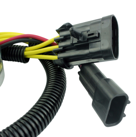 MOSFET regulator rectifier wiring harness for Polaris Sportsman 550/850 XP/X2 2009–2010 black housing