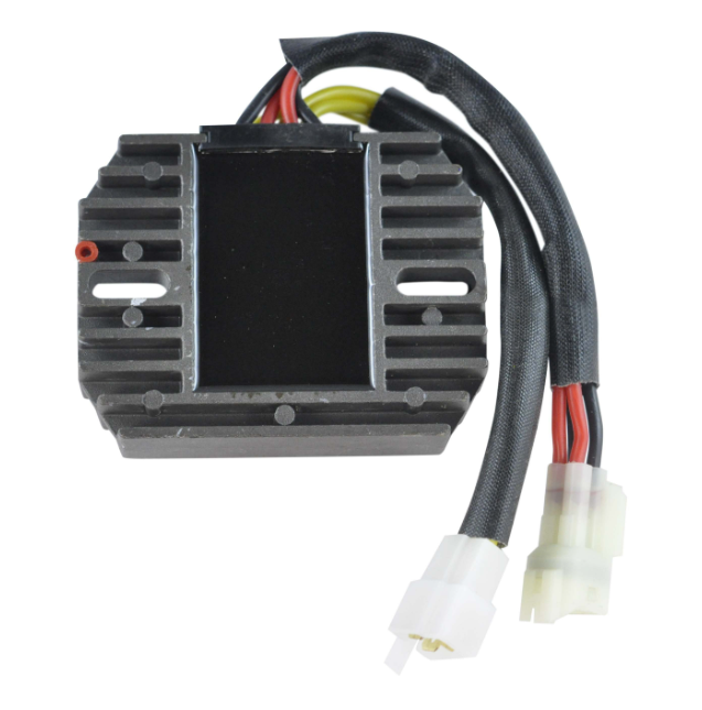 ATV City MOSFET regulator rectifier with aluminum finned heatsink and wired connectors