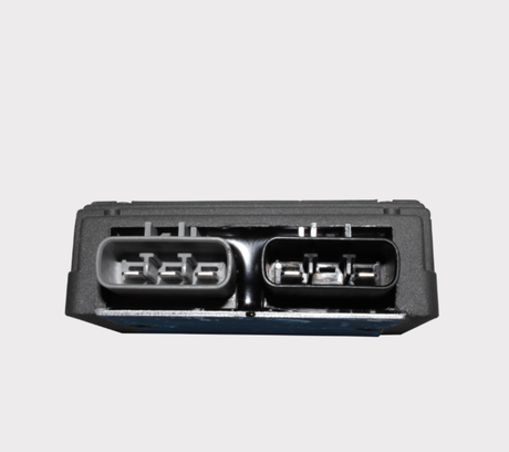 Regulator Rectifier for Honda TRX 420 Rancher (2007-2014); ATV City voltage regulator with black plastic housing