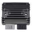 MOSFET Regulator Rectifier for Honda TRX 420 Rancher / MUV 700 Big Red - ATV City, gray heatsink, white/black connectors