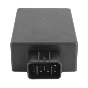 CDI module for Polaris ATV models (2002–2004) by ATV City, black ignition module with 6-pin connector.