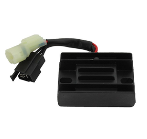 Regulator rectifier for Arctic Cat ATV 250/300 (2001–2005) with black housing and dual connectors