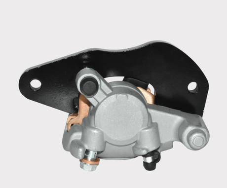 Brake caliper rear-right for Can-Am Defender/Traxter (2016–2020) – gray with black mounting bracket, by ATV City