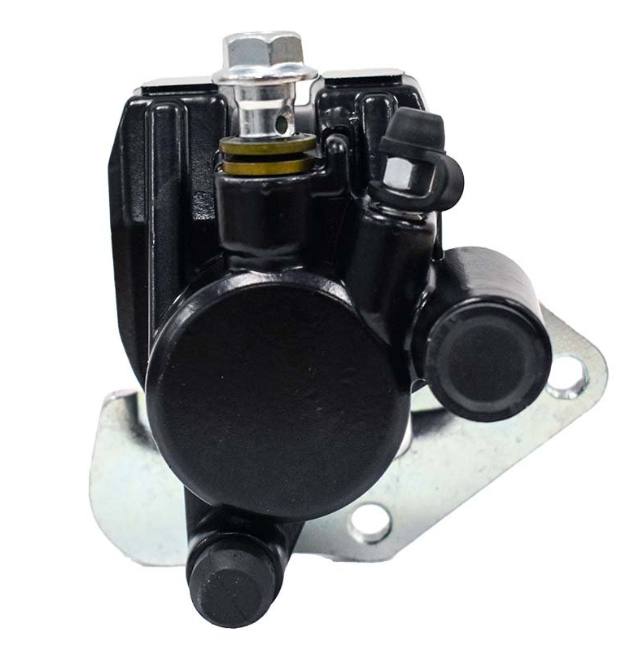 Front Left brake caliper for Kawasaki KVF 300/360/400 Prairie ATVs (1997–2012), black, by ATV City