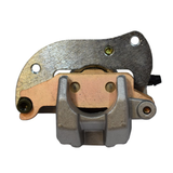 Rear right brake caliper assembly in copper and silver finishes for Yamaha Grizzly 550/700 and Kodiak 700