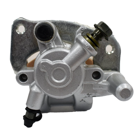 Front right brake caliper for Suzuki KingQuad ATV (LT-A400/450/500/700/750), 2005–2020