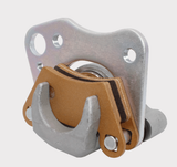 Front right brake caliper for Polaris Ranger 570 SP; bronze pad with silver mounting bracket