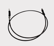 Hi-Lo shift cable, black with metal end fittings, for Kawasaki Mule 2004–2015 (KAF620/KAF950)