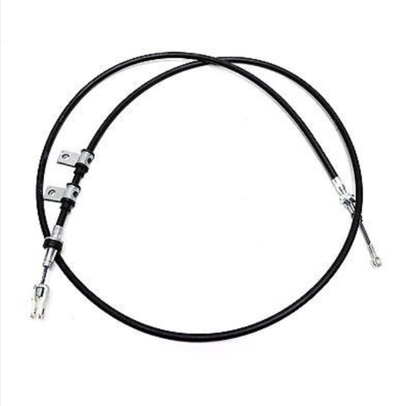 Right-Hand brake cable for Kawasaki Mule Pro-DX/Pro-DXT Diesel (2016-2018), black with metal fittings - ATV City