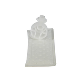 Fuel filter for Suzuki LTA 400 King Quad 2008-2019, aftermarket white plastic housing
