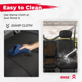 Seat Over Cover Kit (Canvas, 3 Seats) for Can-Am Defender HD8/HD10, easy cleaning with damp cloth