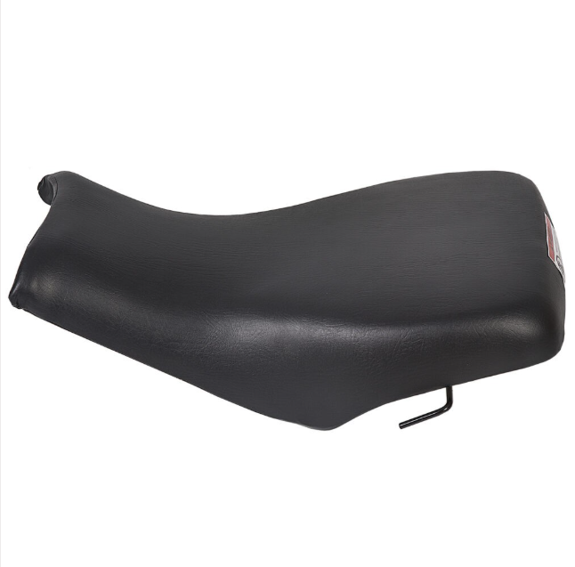 Complete Seat for Honda TRX250 Recon ATV, black weatherproof replacement.