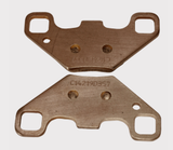 Disc brake pad set for Polaris Phoenix 170 ATV, copper-colored pads, 2 pieces, ATV City