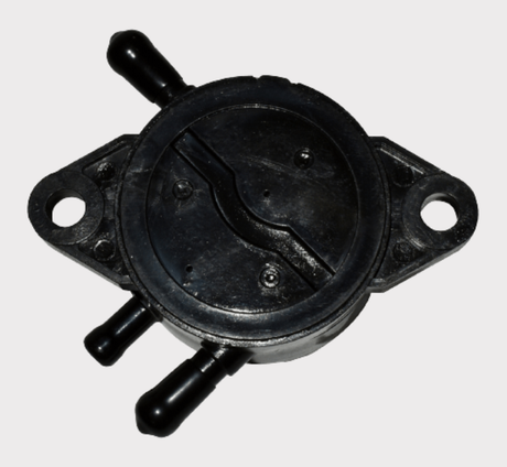 ATV City fuel pump for Kawasaki Mule 600/610 SX, black replacement OEM-style unit with dual fittings