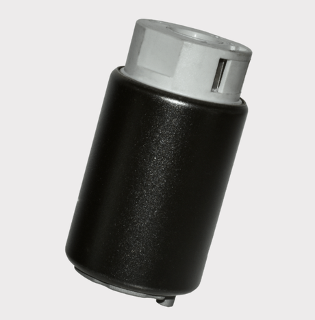 Fuel pump module by ATV City for Yamaha YFM700 Kodiak/Grizzly (2016–2022) OEM replacement, black cylinder with gray top.