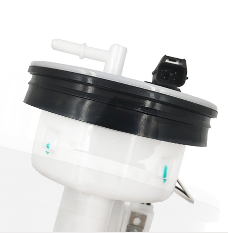 Fuel pump assembly for Suzuki King Quad LTA450X/500X/700X/750X, white plastic housing, aftermarket replacement