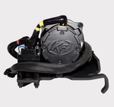 KFI ASPR-50 winch, 5000 lb synthetic line, black housing with mounting base for Polaris Ranger
