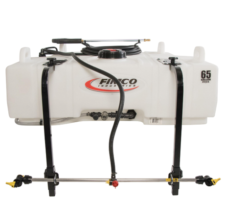 Fimco UTV-65-BL UTV Sprayer with 65-gallon white tank and 30ft boom, 4.5 GPM, 12V