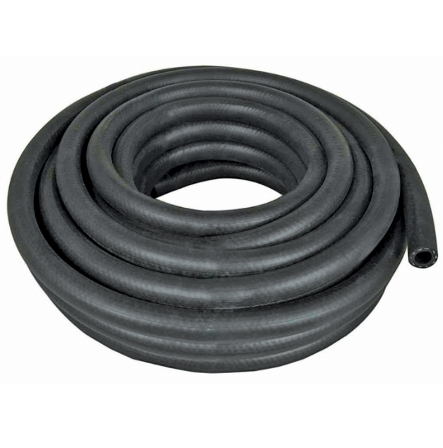 Fimco sprayer hose coil, black rubber hose for UTV sprayer systems