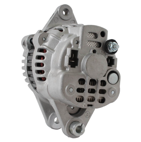 Alternator for Toro Workman 3300-D/4300-D, 12V 40A, silver metal housing