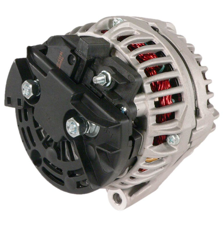 Alternator for John Deere tractors, black housing with copper windings, 12V 115A