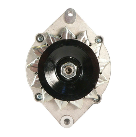 Alternator for John Deere 1040/1120 tractors, 12V 55A, black pulley, 1970–1984, ATV City