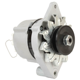 Alternator, silver housing with black pulley, 12V 33A AR62401, ATV City
