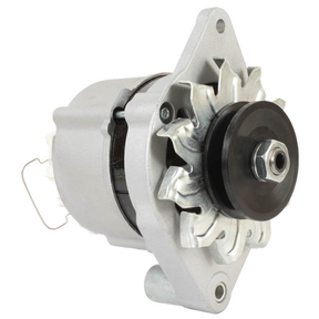 Alternator, silver housing with black pulley, 12V 33A AR62401, ATV City