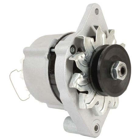 Alternator, silver housing with black pulley, 12V 33A AR62401, ATV City