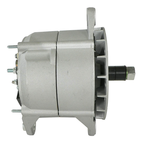 Alternator DGT Agri, 12V 135A for John Deere 648E Skidder / Case IH; silver metal housing