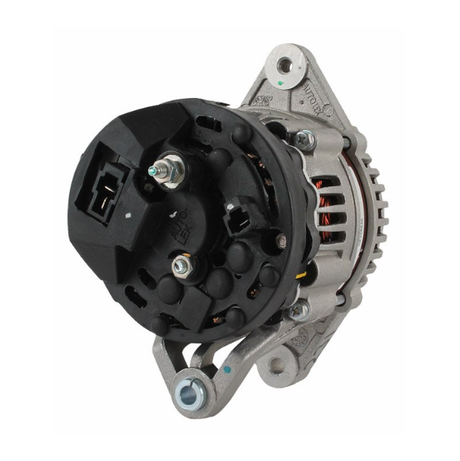 Alternator for John Deere 5045D-5075E/5303/5403 tractors, 12V 43A, ATV City