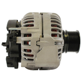 Alternator for John Deere 670G motor grader/forestry, 24V 130A, silver aluminum body, ATV City.